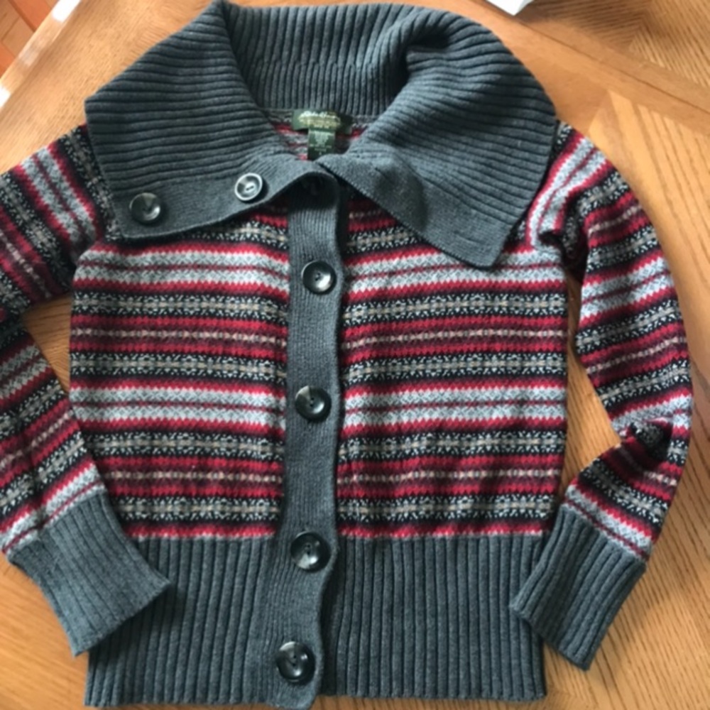 Eddie Bauer Button Down Sweater - image 1